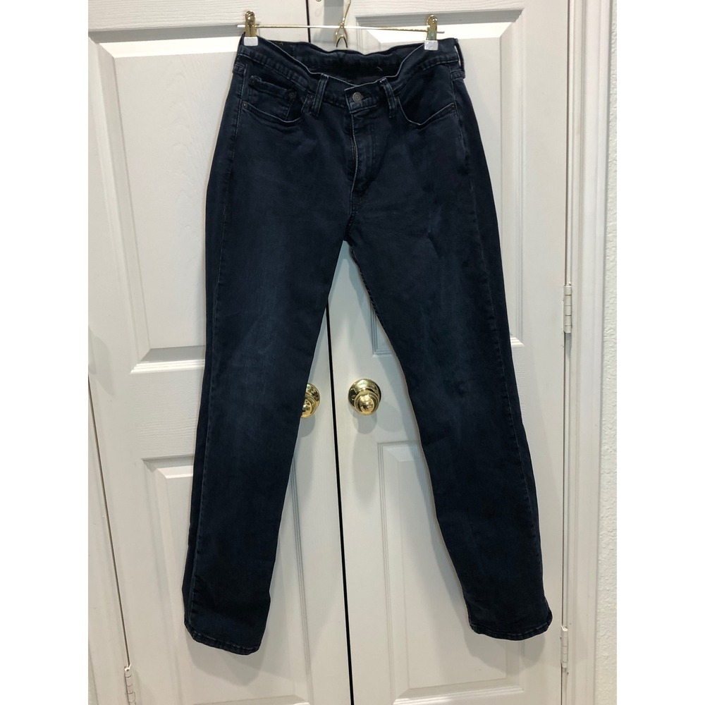 Levi Strauss & Co 514 Mens Dark Wash Straight Fit Denim Jeans W33 L34